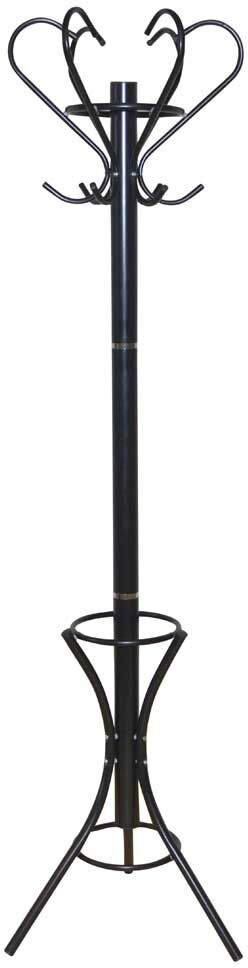 Pharao24.de Garderobenstaender schwarz aus Metall Landhaus Vintage Look