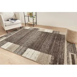 Peyer Syntex 1 Brücke Amber 149 Bordüre braun 80/150 cm