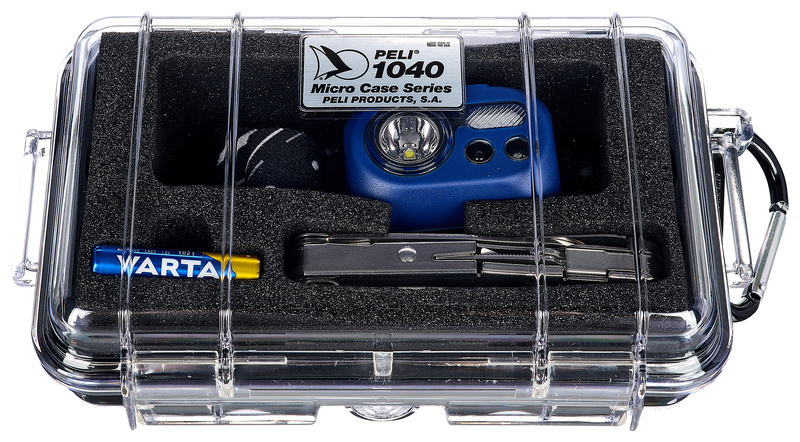 Peli 1040 Toolcase Set Nightshift trasparente