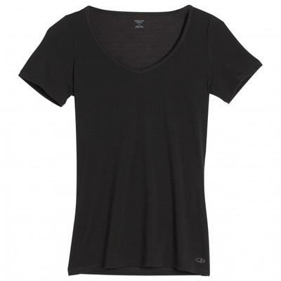 Icebreaker - Women's Siren S/S Sweetheart - Merinounterwäsche Gr S schwarz