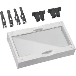 Hager UC11BAKL Bausatz, universN, 150x250mm, Berührungsschutzabdeckung klarsicht