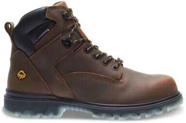 "Wolverine I-90 6"" Soft Toe - Mens 7.5 Brown Boot W"