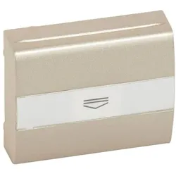 Legrand 771454 Abdeckung Hotel-Card Schalter mit B.-feld Galea titanium