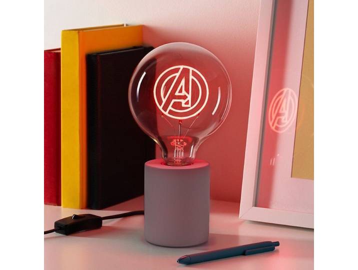 Paladone Products Avengers Neon LED Bulb Logo Lamps / Lights