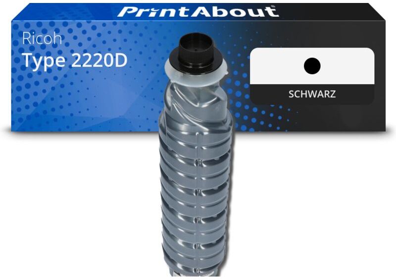 PrintAbout Toner kompatibel mit Ricoh Type 2220D (842042) - Schwarz