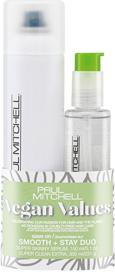 450ml Paul Mitchell Save On Vegan Value Smooth + Stay Duo (Serum 150ml + Spray 300ml)