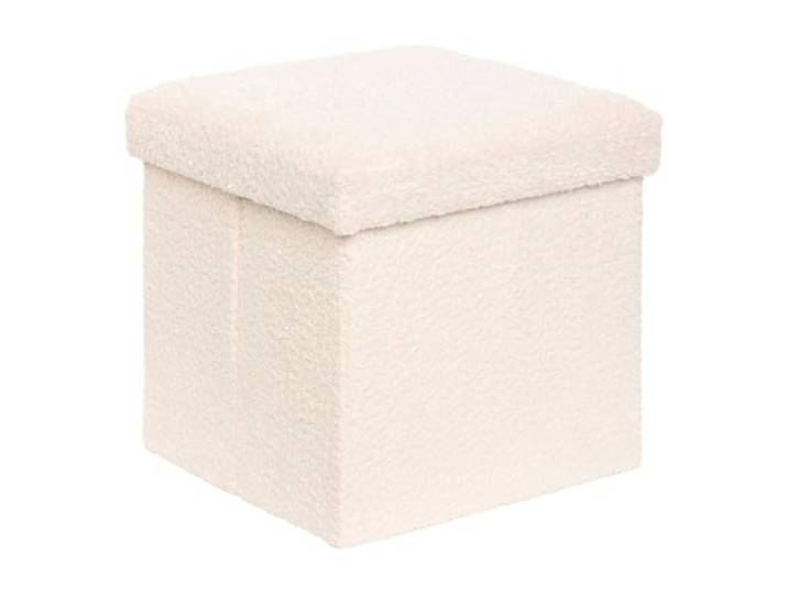 Atmosphera – Sitzsack, faltbar, Soana, aus Frottee, elfenbeinfarben, 38 x 38 cm