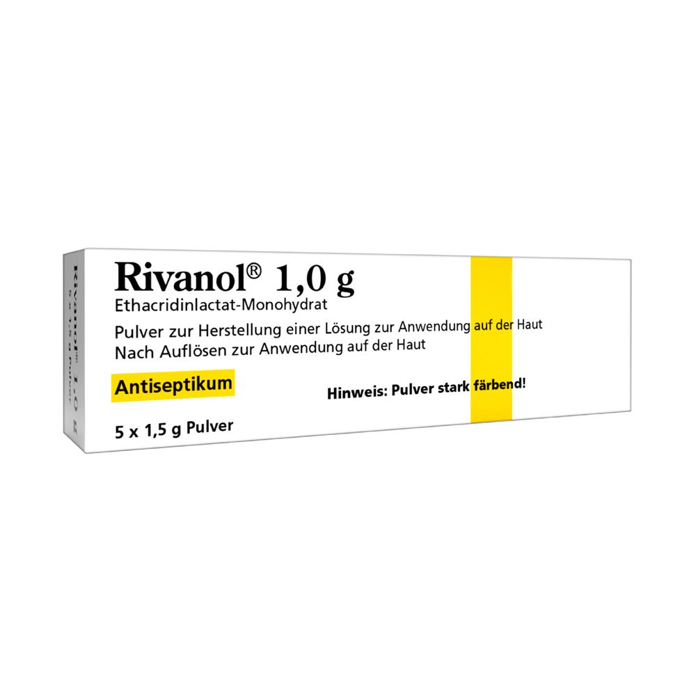 Rivanol 1,0 g Pulver 5 St