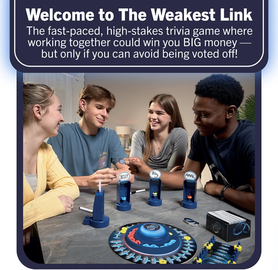The Weakest Link Family Board Game for Three or More Players, Ages 14+, by Drumond Park