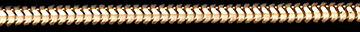 Edenly Schlangenkette Gelbgold 50 cm