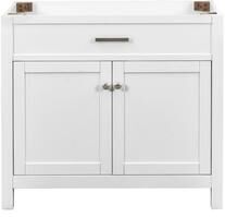Crawford & Burke "36"" Roseville Bathroom Vanity Base - 36.00 L x 21.50 D x 32.50 H"""