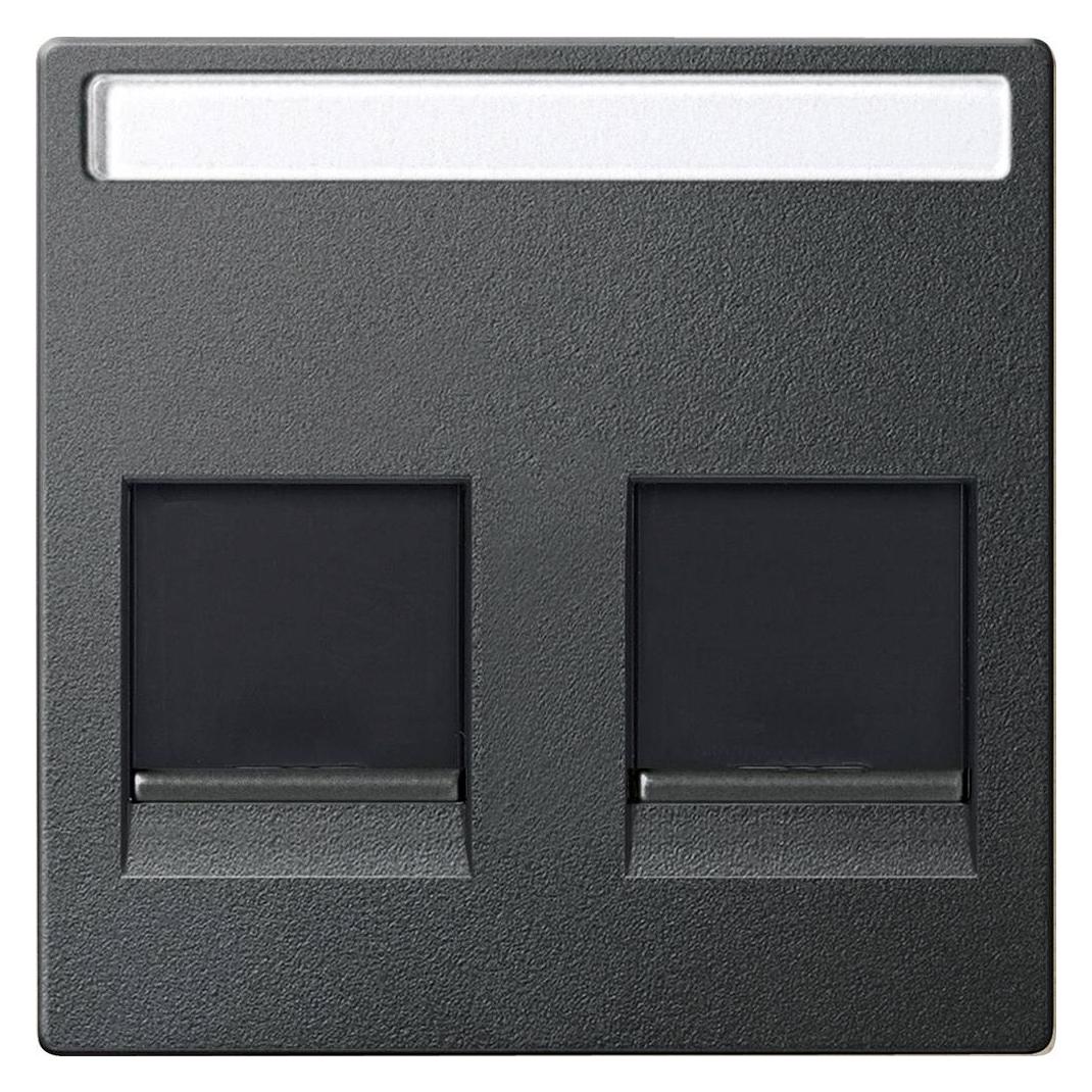 Merten Zentralpl. f. Modular Jack 2f. MEG4564-0414 (MEG4564-0414)