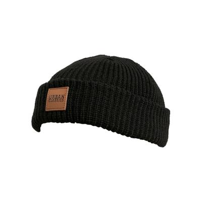 Beanie URBAN CLASSICS "Urban Classics Unisex Dogger Beanie", Herren, Gr. onesize, schwarz, Kunstfaser, Mützen Beanie