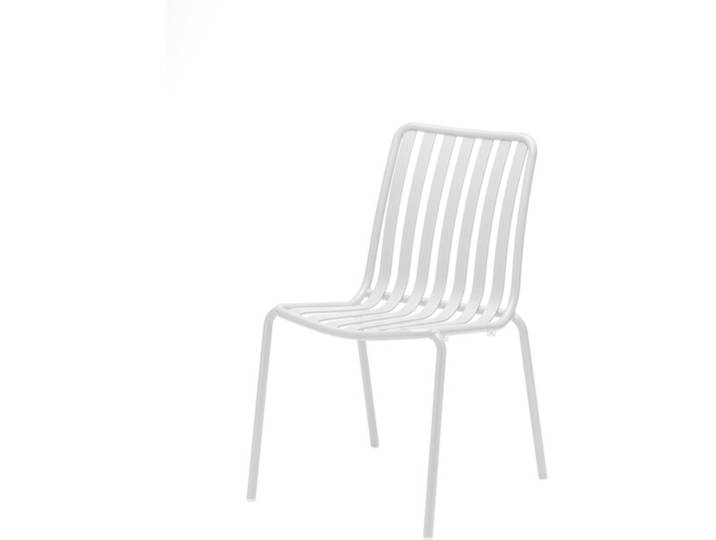 Stuhl Casablanca Aluminium weiß 50.5x84.2x59 cm
