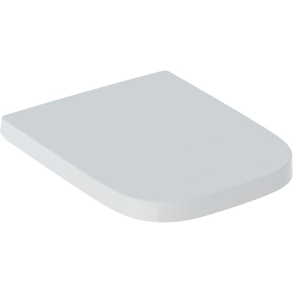 Geberit Renova Plan WC-Sitz, eckiges Design Quick Release, für WC teilgeschlossene Form, 500692011 500692011