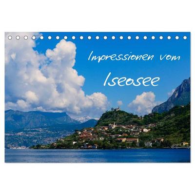 Impressionen vom Iseosee (Tischkalender 2026 DIN A5 quer), CALVENDO Monatskalender