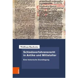 Buchwitz:Schiedsverfahrensrecht in Anti, Fachbücher von Wolfram Buchwitz