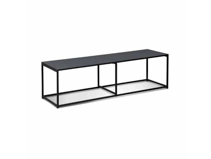 sweeek - Meuble TV industriel métal avec barre de renfort 140cm INDUSTRIELLE