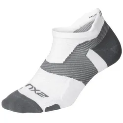 2XU, Unisex, Sportsocken, Vectr LightCushion (L), Weiss, Grau