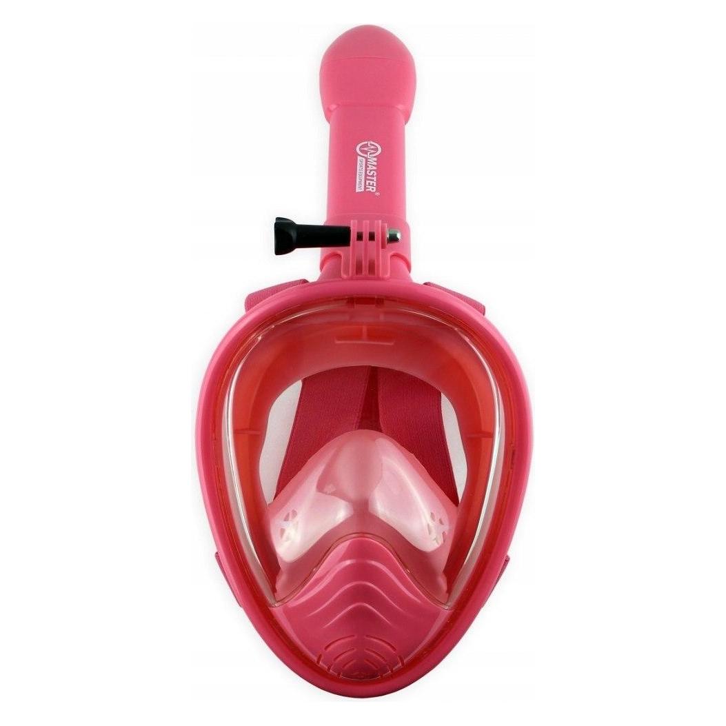 Master XS Rosa Vollgesichts-Schnorchelmaske (MAS-B601-XS-pink)