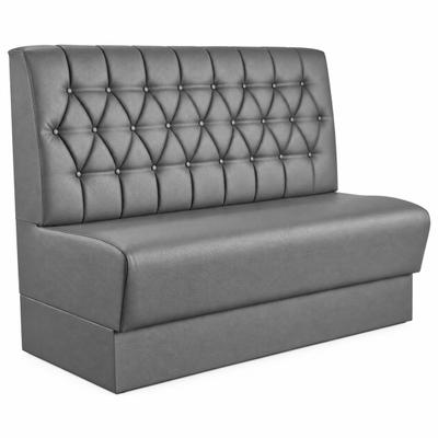 RIVOR Möbel Dinerbank Elegance 160 cm Kunstleder Gibson Grau 5483