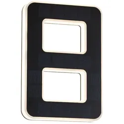 Paulmann LED Solar-Hausnummer, IP44, indirekt, 3000K, 20lm, Akku wechselbar, schwarz, Ziffer 8 PAUL-79849
