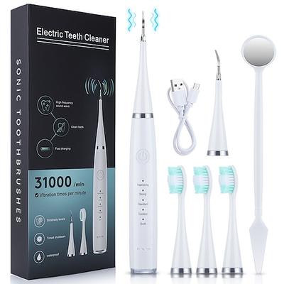 Elektrische Zahnbürste Sonic Zahnhygiene Zähneaufhellungs-Kit Zahnaufheller Zahnsteinentferner Werkzeuge Reiniger Flecken Mundpflege Valentinstagsgeschenk