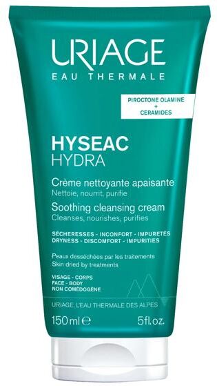 Uriage Hyseac HYDRA Crema Detergente Lenitiva Viso 150 ml Pelle Acneica Irritata Lenisce e Idrata