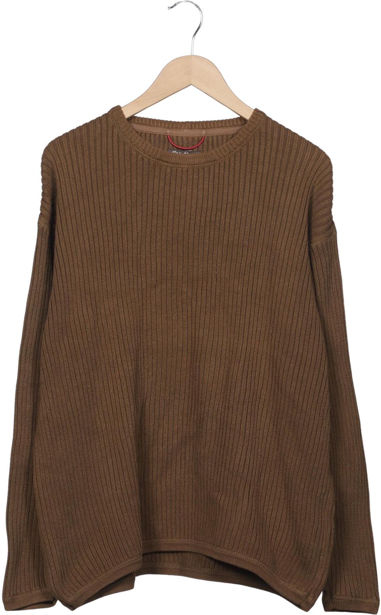 Eddie Bauer Herren Pullover, Braun, Gr. L, Baumwolle - Second Hand