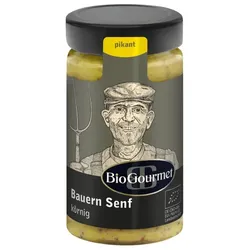 BioGourmet Bauern Senf, körnig bio
