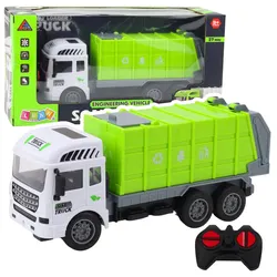 RC Müllwagen Ferngesteuert Hellgrün 1:24