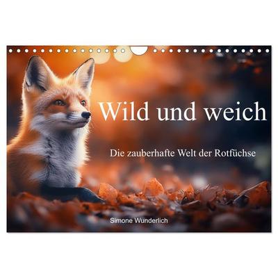 Wild und weich - Die zauberhafte Welt der Rotfüchse (Wandkalender 2026 DIN A4 quer), CALVENDO Monatskalender