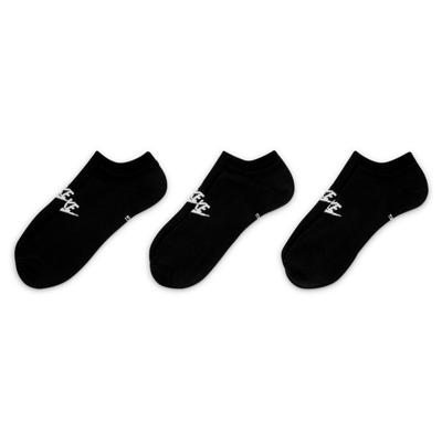 Nike - Sportswear Everyday Essential No Show 3-Pack - Multifunktionssocken 34-38 - EU: 34-38 schwarz
