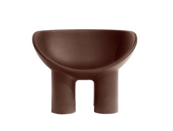DRIADE fauteuil pour l'extérieur ROLY POLY (Tourbe - Polyéthylène)