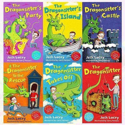 Andersen Press Josh Laceys 8 Books Collection Set - The Dragonsitter Detective Trick Or Treat To The Rescue Party..