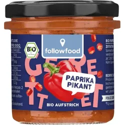 followfood Aufstrich Paprika pikant bio
