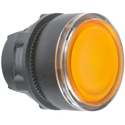 Schneider Electric ZB5AW35 Leuchtdrucktaster, Frontelement, Harmony XB5, Kunststoff, 22mm, orange, für BA9s