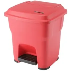 Vileda Hera 35 ltr. Pedalbehälter, rot
