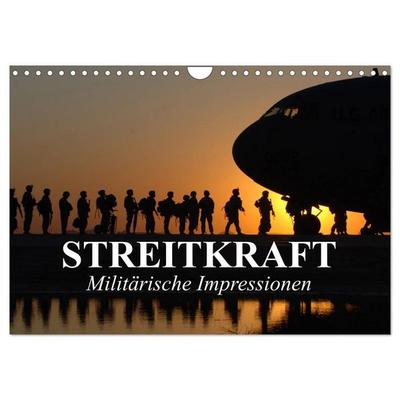 Streitkraft. Militärische Impressionen (Wandkalender 2026 DIN A4 quer), CALVENDO Monatskalender