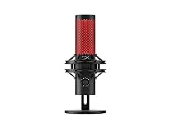 HyperX QuadCast 2 - Microphone USB-C - Noir 4 modes de captation, support antichoc amovible, coupure tactile, pour streaming, podcasts et interviews, 24 bits/96 kHz.