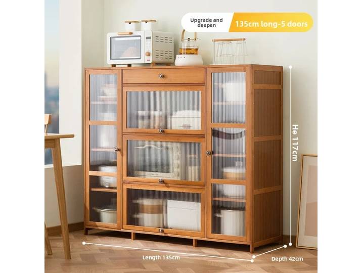 Meuble de rangement de salle à manger, armoire haute de rangement pour la maison, armoire de cuisine, meuble de rangement pour salon, cave à vin, meuble de rangement latéral pour le thé