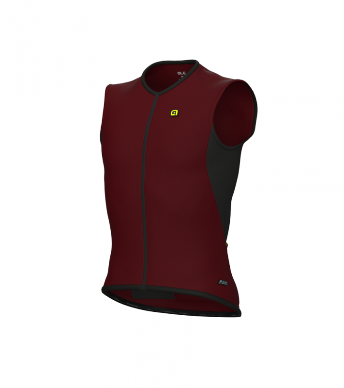 ALE' Gilet invernale ciclismo  R-EV1 THERMO rubino 2025