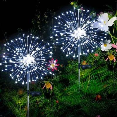 Uplift Picks Solar Fireworks Garden Lights Waterproof Outdoor Lawn Decoration white 3 Pcs 200 Led