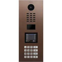 DoorBird D22DKV IP Video Türsprechanlage – Echte Baubronze