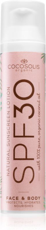 COCOSOLIS Natural Sunscreen Lotion Sonnenschutzcreme SPF 30 100 ml