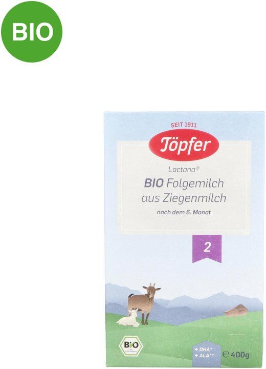 Töpfer Bio Folgemilch auf Ziegenmilchbasis 2 400g