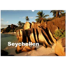 Calvendo, Kalender, Seychellen (Wandkalender 2026 DIN A3 quer), Monatskalender (A3)