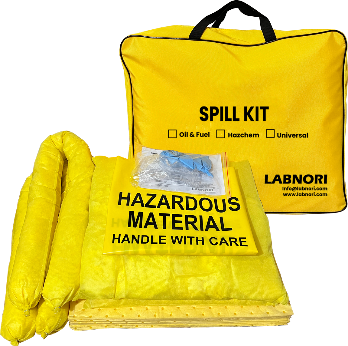 B2B Partner Notfallkoffer, Chemikalien, Nylontasche 50 l