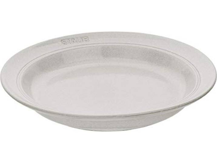 STAUB Dining Line Borden, 24 cm witte truffel keramiek krasbestendige emaille coating