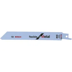 Bosch Professional Zubehör, Sägeblatt, Säbelsägeblatt S 922 EF, Flexible for Metal, 100er-Pack